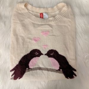 Lovebirds soft sweater